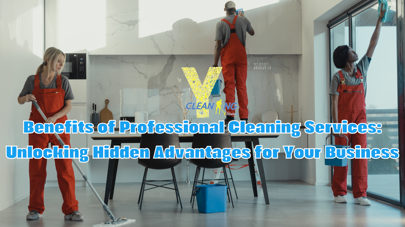 Professional cleaning services benefiting business environments, improving cleanliness, productivity, and customer satisfaction.